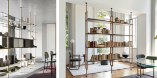 librerie Tuttotondo di Arredo3 e Aria di Porada librerie Tuttotondo di Arredo3 e Aria di Porada