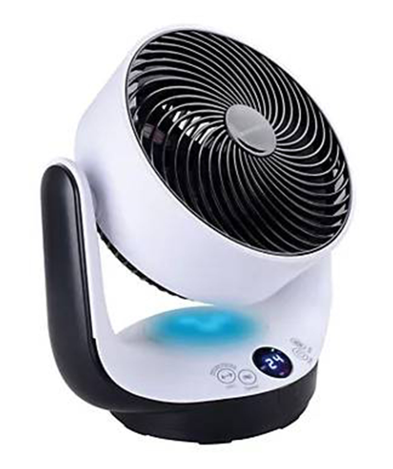 L’oscillazione 3D del ventilatore da tavolo Jova 2 di Sonnenkönig distribuisce l’aria in modo uniforme. Ha oscillazione orizzontale e verticale automatica fino a 90°, si possono scegliere 3 modalità diverse e 8 livelli di ventilazione per adattare il flusso d’aria alle proprie esigenze, mentre il timer fino a 7 ore permette di programmare il funzionamento. Con la funzione aria reversibile, è utilizzabile anche in inverno. Prezzo 79,90 euro. www.qvc.it