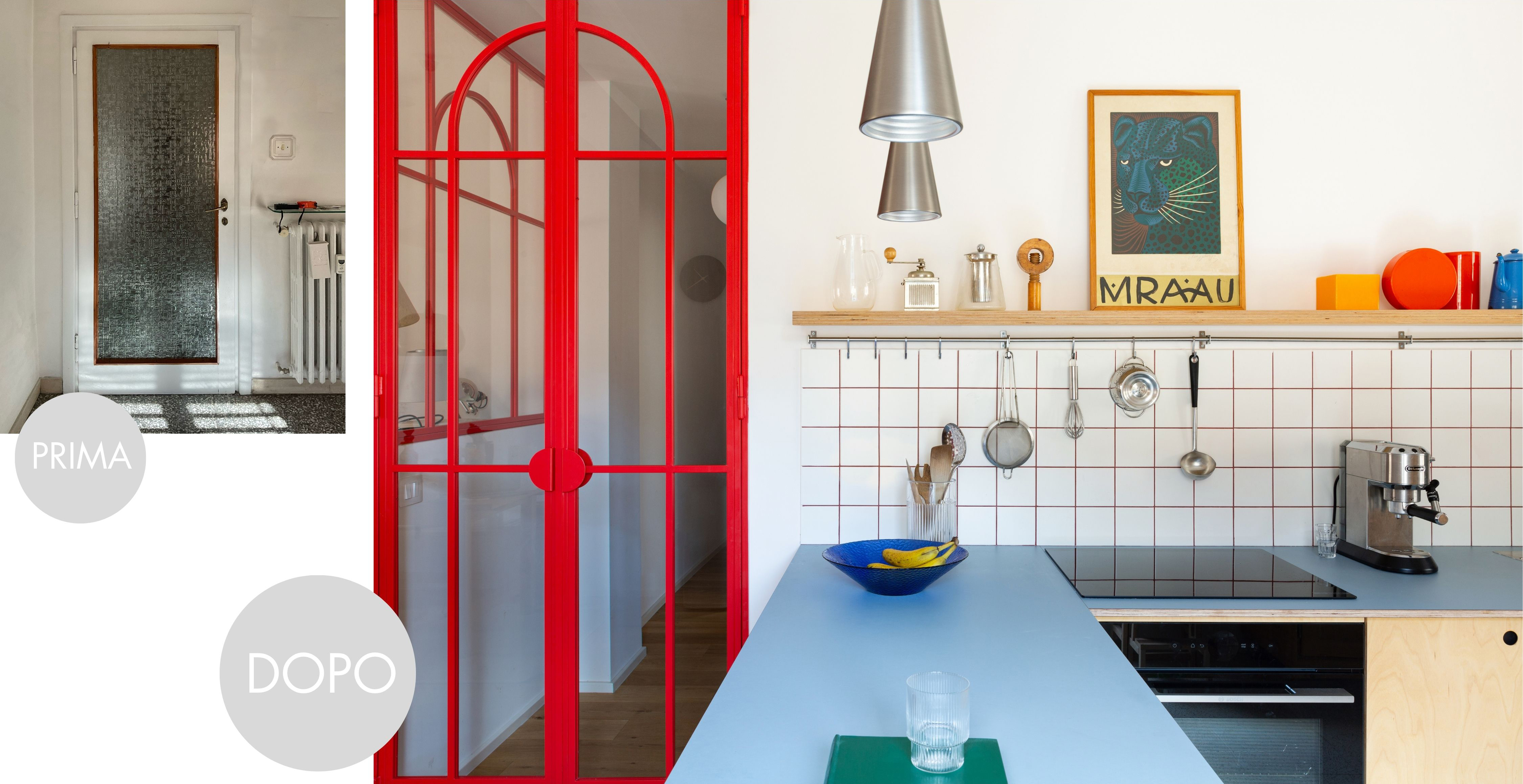 Prima e Dopo nuova cucina
