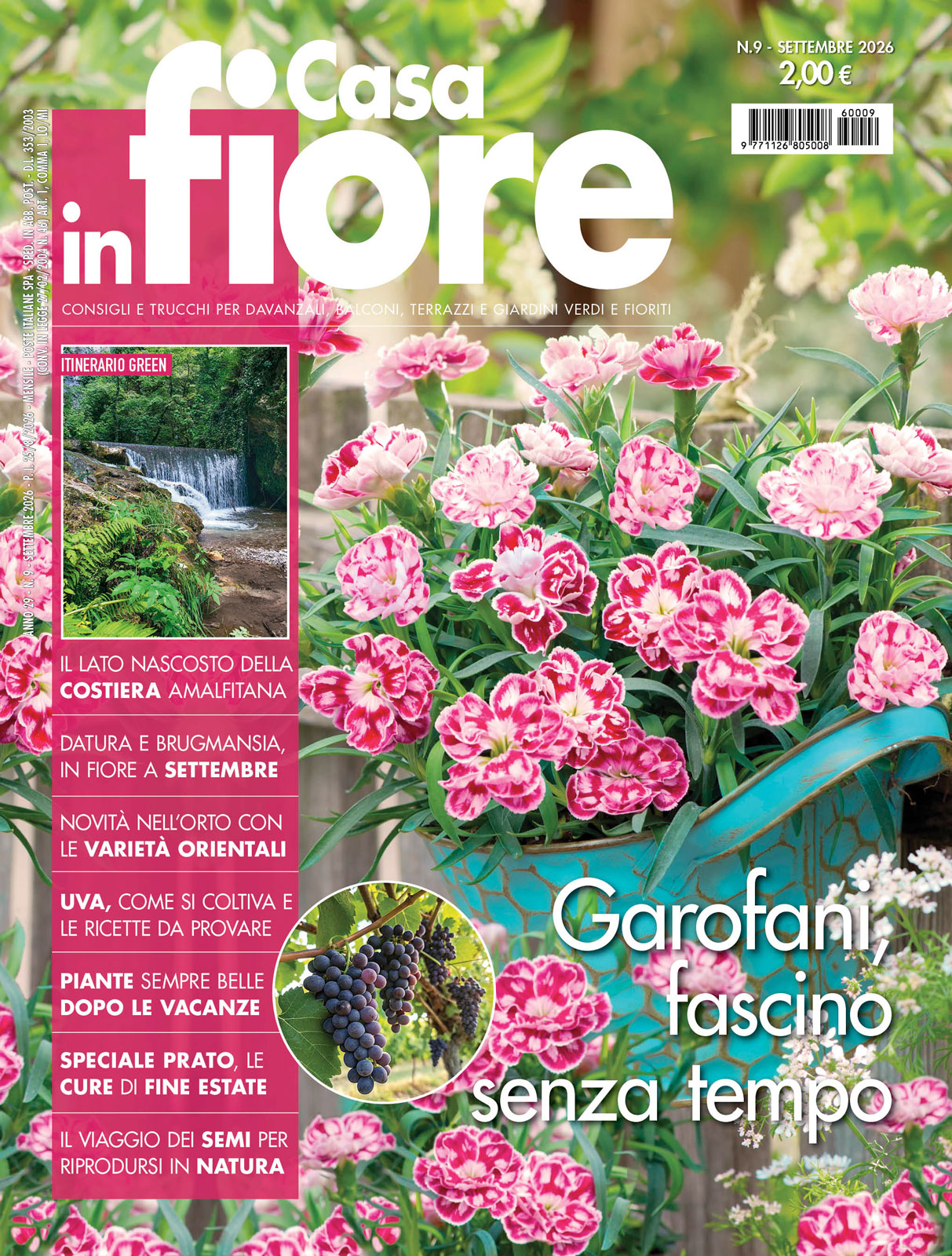 Casa in Fiore di settembre 2026, in edicola dal 25 agosto Casa in Fiore di settembre 2026, in edicola dal 25 agosto