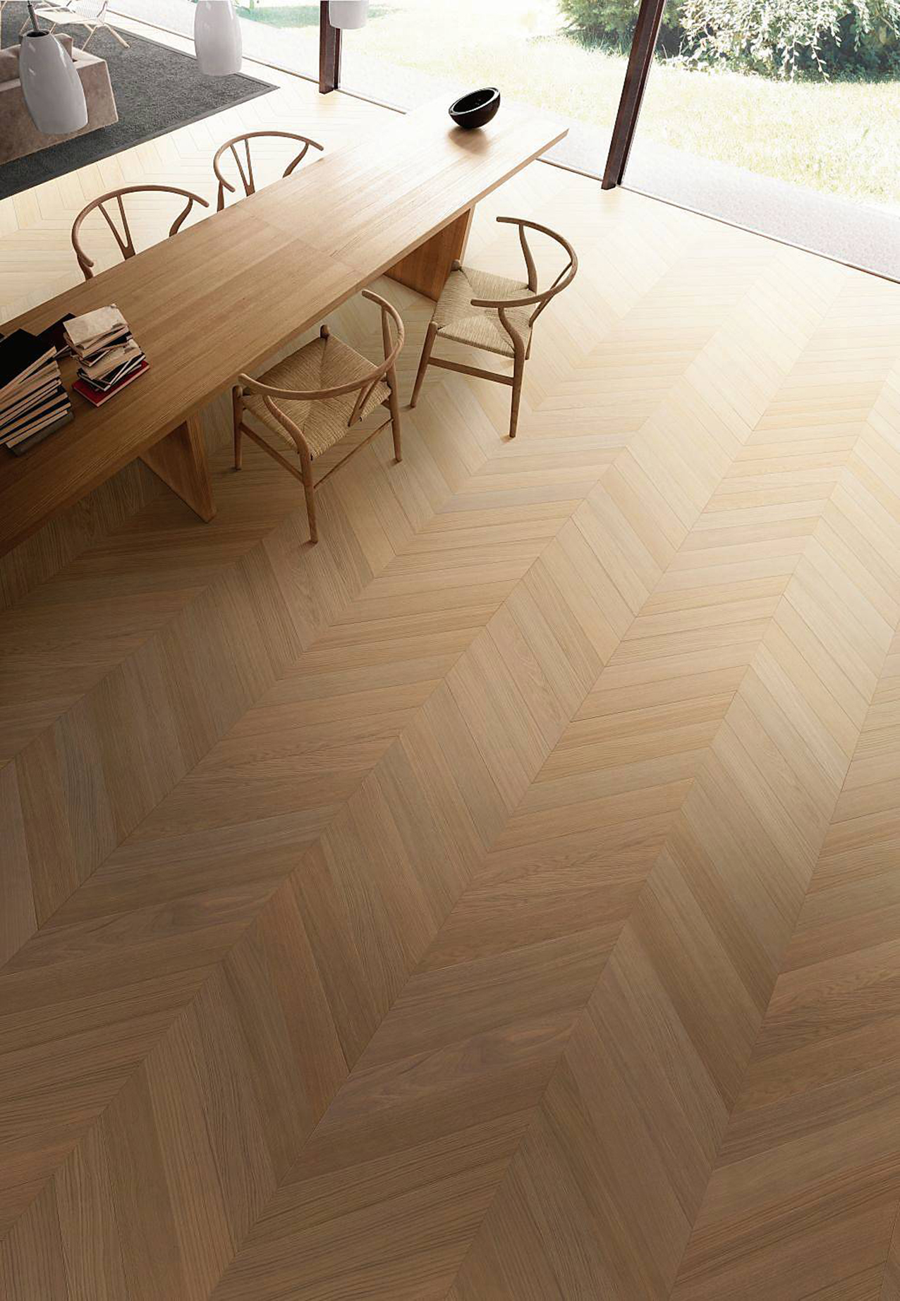 La collezione I-Wood di Berti presenta una struttura a 3 strati per uno spessore complessivo di 10,2 mm. Le doghe hanno una superficie sottile (0,6 mm) di legno nobile di rovere di primissima scelta, su supporto multistrato di betulla incrociato. La finitura XtremeStrong è ideale contro l'abrasione, il trattamento Silver Protector, a ioni di argento, garantisce
la protezione antibatterica fino al 99%. Costa a partire da 73 euro al mq. www.berti.net La collezione I-Wood di Berti presenta una struttura a 3 strati per uno spessore complessivo di 10,2 mm. Le doghe hanno una superficie sottile (0,6 mm) di legno nobile di rovere di primissima scelta, su supporto multistrato di betulla incrociato. La finitura XtremeStrong è ideale contro l'abrasione, il trattamento Silver Protector, a ioni di argento, garantisce
la protezione antibatterica fino al 99%. Costa a partire da 73 euro al mq. www.berti.net