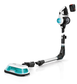 Aspira e lava con sistema
di filtraggio Hepa la scopa
elettrica lavapavimenti 2 in 1 Unlimited 7 ProHygienic Aqua BCS71HYG4 di Bosch. Ha panni rotanti in microfibra che rimuovono
lo sporco dal pavimento
con una velocità di rotazione
fino a 200 giri al minuto.
Il sistema di dosaggio
automatico dell'acqua fa in modo che i panni in microfibra rimangano sempre umidi. Misura L 25,2 x P 20,4 x H 131,5 cm e costa 599 euro. Aspira e lava con sistema
di filtraggio Hepa la scopa
elettrica lavapavimenti 2 in 1 Unlimited 7 ProHygienic Aqua BCS71HYG4 di Bosch. Ha panni rotanti in microfibra che rimuovono
lo sporco dal pavimento
con una velocità di rotazione
fino a 200 giri al minuto.
Il sistema di dosaggio
automatico dell'acqua fa in modo che i panni in microfibra rimangano sempre umidi. Misura L 25,2 x P 20,4 x H 131,5 cm e costa 599 euro.