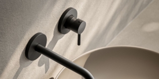 miscelatore lavabo nero opaco Jolly di Paffoni miscelatore lavabo nero opaco Jolly di Paffoni