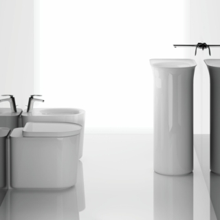 Sono realizzati in RAKSOLID, un materiale resistente composto da una miscela di minerali e resine naturali, i sanitari da terra filo muro RAK-VALETdi Rak Ceramics. Sono disponibili nelle finiture bianco opaco e bianco alpino lucido, come in foto. Il vaso è rimless, il bidet monoforo. Misurano, cadauno, L 36,3 x P 52 cm e costano ciascuno, Iva esclusa, 518 euro. www.rakceramics.com/italy/it/ Sono realizzati in RAKSOLID, un materiale resistente composto da una miscela di minerali e resine naturali, i sanitari da terra filo muro RAK-VALETdi Rak Ceramics. Sono disponibili nelle finiture bianco opaco e bianco alpino lucido, come in foto. Il vaso è rimless, il bidet monoforo. Misurano, cadauno, L 36,3 x P 52 cm e costano ciascuno, Iva esclusa, 518 euro. www.rakceramics.com/italy/it/