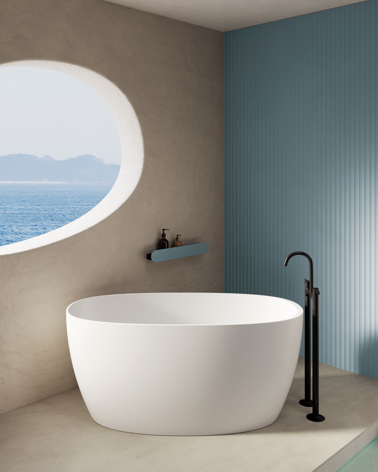 Il design della vasca ovale freestanding Yura di Acquabella si ispira ad antiche tradizioni del bagno, come l’ofurō giapponese e le terme romane. Ha struttura ovale ed è in Dolotek®, materiale realizzato con resina poliestere e pietra dolomia. Si presenta con una superficie esterna rivestita in Gelcoat, resistente ai raggi UV, agli shock termici e all’usura quotidiana, oltre a essere antibatterico e di facile manutenzione. Misura L 140 x P 61,5 x H 70 cm. Prezzo 3.024,38 euro. www.acquabella.com Il design della vasca ovale freestanding Yura di Acquabella si ispira ad antiche tradizioni del bagno, come l’ofurō giapponese e le terme romane. Ha struttura ovale ed è in Dolotek®, materiale realizzato con resina poliestere e pietra dolomia. Si presenta con una superficie esterna rivestita in Gelcoat, resistente ai raggi UV, agli shock termici e all’usura quotidiana, oltre a essere antibatterico e di facile manutenzione. Misura L 140 x P 61,5 x H 70 cm. Prezzo 3.024,38 euro. www.acquabella.com