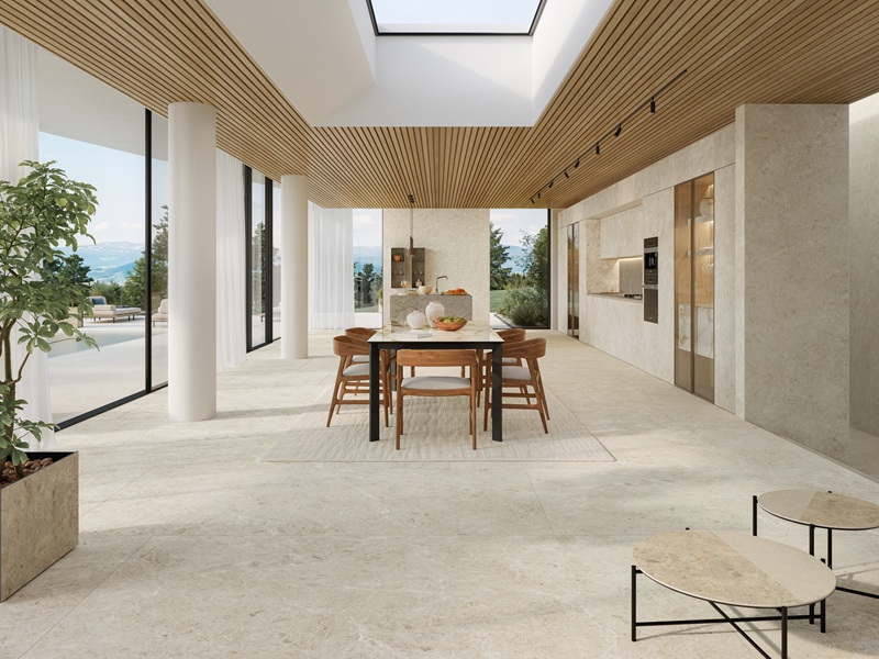 Nyra di Atlas Concorde è un gres porcellanato con elegante effetto pietra, caratterizzato da trame, venature e dettagli decorativi che definiscono una pietra originale, che non esiste in natura. Il progetto è in collaborazione con Alberto Apostoli. Lo spessore più sottile è 6 mm, disponibile nel formato 120 x 278 cm, adatto per rivestire sia pavimenti che pareti. Prezzo da 119,40 euro al mq + Iva. www.atlasconcorde.com Nyra di Atlas Concorde è un gres porcellanato con elegante effetto pietra, caratterizzato da trame, venature e dettagli decorativi che definiscono una pietra originale, che non esiste in natura. Il progetto è in collaborazione con Alberto Apostoli. Lo spessore più sottile è 6 mm, disponibile nel formato 120 x 278 cm, adatto per rivestire sia pavimenti che pareti. Prezzo da 119,40 euro al mq + Iva. www.atlasconcorde.com