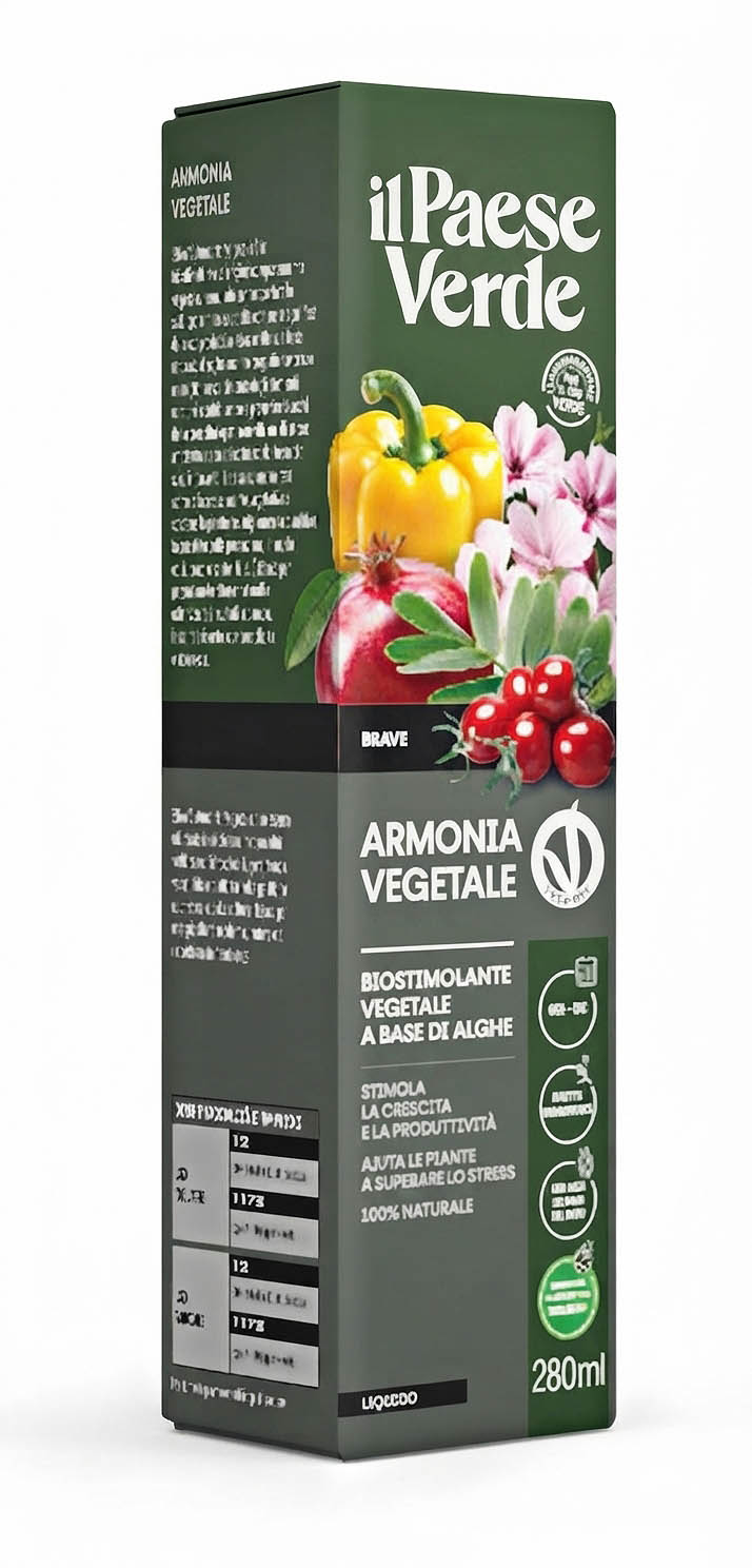 Armonia Vegetale di Il Paese Verde è un biostimolatore che innalza le difese naturali contro gli stress climatici. Primo concime certificato VEGANOK®, costa 14,90 euro. www.ilpaeseverde.it Armonia Vegetale di Il Paese Verde è un biostimolatore che innalza le difese naturali contro gli stress climatici. Primo concime certificato VEGANOK®, costa 14,90 euro. www.ilpaeseverde.it