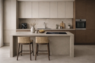 Microverlay di Isoplam è il rivestimento continuo a base cementizia di spessore 3 mm, adatto sia per rivestire pavimenti che pareti di vari materiali, come ceramica, legno, marmo e pietre, mosaico. È resistente a urti e usura ed è idrorepellente, utilizzabile anche in bagno e per il box doccia. Diverse le finiture, colori e texture. Prezzo da 120 euro al mq + Iva. www.isoplam.it Microverlay di Isoplam è il rivestimento continuo a base cementizia di spessore 3 mm, adatto sia per rivestire pavimenti che pareti di vari materiali, come ceramica, legno, marmo e pietre, mosaico. È resistente a urti e usura ed è idrorepellente, utilizzabile anche in bagno e per il box doccia. Diverse le finiture, colori e texture. Prezzo da 120 euro al mq + Iva. www.isoplam.it