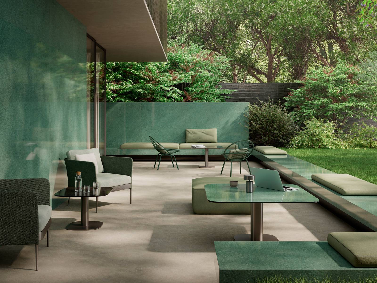 Coffee Tables Grande Lume Malachite e Ossidiana 162x324
Wall Grande Lume Malachite 160x320
Floor Grande Stone Look Tivoli Grigio 160x320 Coffee Tables Grande Lume Malachite e Ossidiana 162x324
Wall Grande Lume Malachite 160x320
Floor Grande Stone Look Tivoli Grigio 160x320