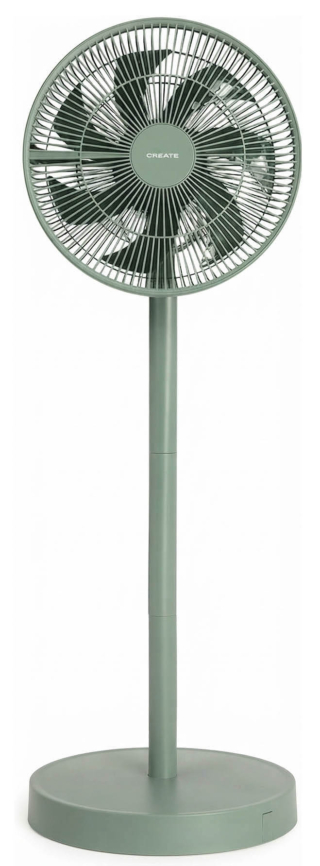 Pieghevole, con sistema di oscillazione a 75° e 3 livelli di intensità, Air Stand Foldable di Create misura Ø 36 x P 22 x H 107 cm. Costa 44,95 euro www.create-store.com Pieghevole, con sistema di oscillazione a 75° e 3 livelli di intensità, Air Stand Foldable di Create misura Ø 36 x P 22 x H 107 cm. Costa 44,95 euro www.create-store.com