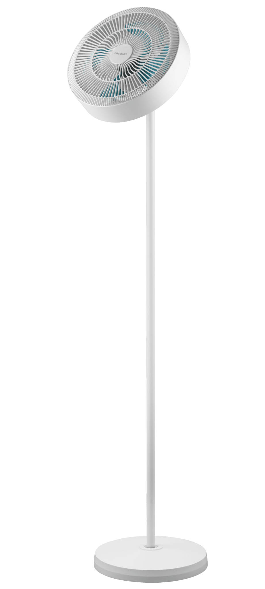 Anello luminoso a Led e uscita aria reversibile per Energy Silence FanLamp di Cecotec con touch control e telecomando. Regolabile fino a H 160 cm, costa 129,90 euro www.storececotec.it Anello luminoso a Led e uscita aria reversibile per Energy Silence FanLamp di Cecotec con touch control e telecomando. Regolabile fino a H 160 cm, costa 129,90 euro www.storececotec.it