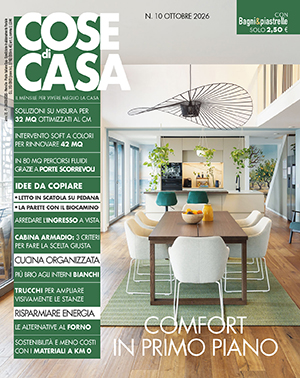 Cose di Casa di ottobre 2026, in edicola dal 24 settembre con Bagni e piastrelle Cose di Casa di ottobre 2026, in edicola dal 24 settembre con Bagni e piastrelle