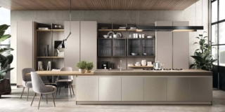cucina con lavello integrato nel top Venere di MorettiCompact Cucine cucina con lavello integrato nel top Venere di MorettiCompact Cucine