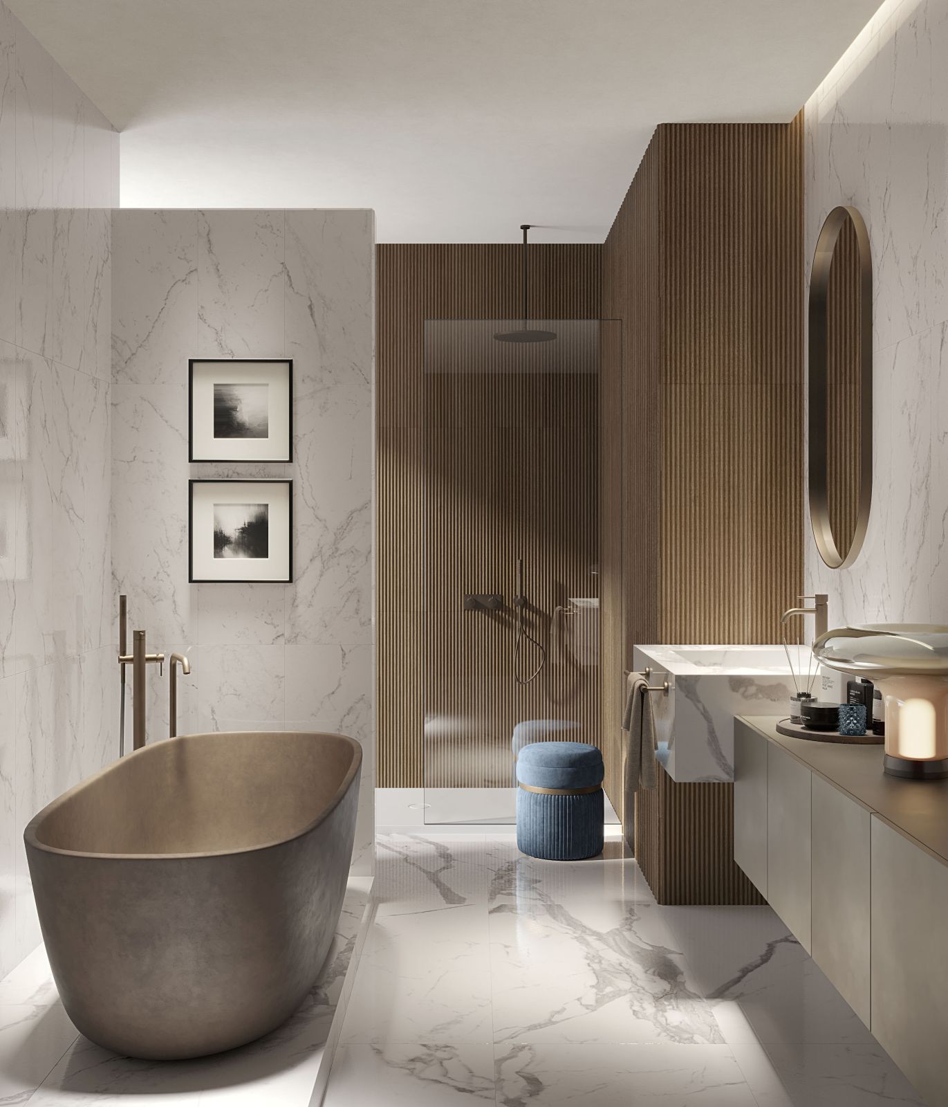 Il sistema progettuale OLTRE di Fap Ceramiche propone tre interpretazioni ceramiche: del marmo, della pietra e del colore. OLTRE il Marmo, in foto, è disponibile nelle finiture Carrara, Calacatta e Crema, con superfici lisce, glossy, matt e cannetté, in cui il rilievo amplifica la luce e la profondità delle venature. Negli accostamenti di colore e texture, il marmo rivela un volto più caldo, fluido e attuale. A rendere il sistema molto versatile contribuisce il formato 30,5 × 91,5 cm, pensato per la posa sia in orizzontale sia in verticale. www.fapceramiche.com – Cersaie 2026, Pad. 37, Stand C40-D39 Il sistema progettuale OLTRE di Fap Ceramiche propone tre interpretazioni ceramiche: del marmo, della pietra e del colore. OLTRE il Marmo, in foto, è disponibile nelle finiture Carrara, Calacatta e Crema, con superfici lisce, glossy, matt e cannetté, in cui il rilievo amplifica la luce e la profondità delle venature. Negli accostamenti di colore e texture, il marmo rivela un volto più caldo, fluido e attuale. A rendere il sistema molto versatile contribuisce il formato 30,5 × 91,5 cm, pensato per la posa sia in orizzontale sia in verticale. www.fapceramiche.com – Cersaie 2026, Pad. 37, Stand C40-D39