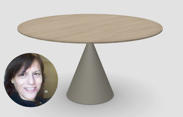 Laura Mauceri, stylist: "Ho scelto il tavolo Clay di Desalto, dalla linee morbide e quasi scultoree,
per stemperare la linearità della cucina. Per non introdurre nuovi cromatismi e/o texture, opterei per finiture che richiamino i toni già presenti nell'ambiente, nei mobili e nel top".
