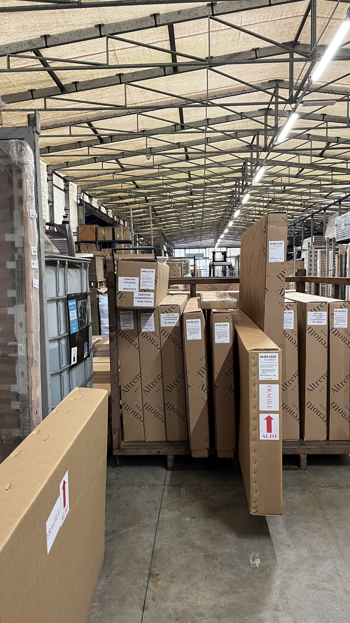 Altrenotti colli pronti per spedizione Altrenotti colli pronti per spedizione