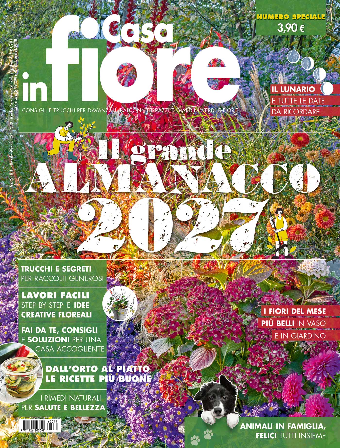 Casa in Fiore di novembre 2026, in edicola dal 24 ottobre con un numero speciale