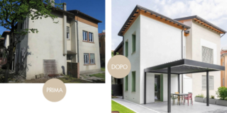 Villetta anni ’50 diventa casa in classe energetica A: foto del prima e dopo e costi dei lavori