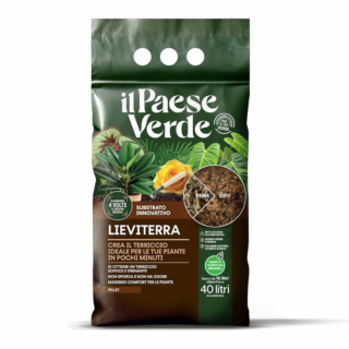 Lieviterra, un innovativo substrato che, a contatto con l’acqua, moltiplica il suo volume trasformandosi in una base leggera e drenante. https://ilpaeseverde.it/ Lieviterra, un innovativo substrato che, a contatto con l’acqua, moltiplica il suo volume trasformandosi in una base leggera e drenante. https://ilpaeseverde.it/