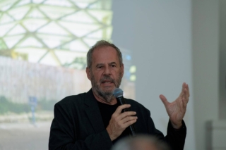 L'architetto Mario Cucinella durante la Lectio magistralis Lightness L'architetto Mario Cucinella durante la Lectio magistralis Lightness