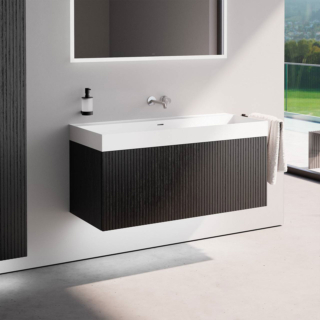 Neoro n50 stripes - mobile 120 cm con scomparto estraibile Neoro n50 stripes - mobile 120 cm con scomparto estraibile
