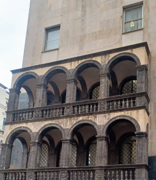 Retro del Palazzo delle Poste Retro del Palazzo delle Poste