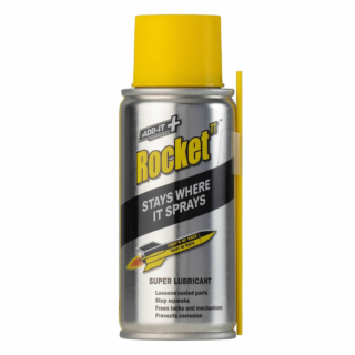 Rocket TT è uno spray ad alte prestazioni che ferma gli scricchiolii e bulloni appiccicosi e pulisce le superfici. Prezzo: 2,97 euro su amazon,it