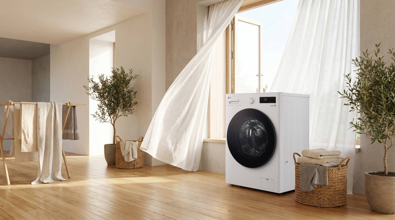 La lavatrice Next AI DD™ di Lg ridefinisce il concetto di capacità, consentendo di lavare fino a 16 kg di bucato in un unico ciclo. Funziona con tecnologia AI Direct Drive™ che analizza il peso e la tipologia dei tessuti e seleziona automaticamente il programma di lavaggio più adatto. Grazie alla tecnologia TurboWash™ 360°, inoltre, garantisce un lavaggio efficace e delicato in soli 39 minuti, grazie a un sistema di getti d’acqua multidirezionali che penetrano i tessuti in profondità senza comprometterne la qualità. La connettività Wi-Fi e la piattaforma LG ThinQ™ permettono di controllare la lavatrice da remoto, monitorare i consumi e accedere a funzionalità intelligenti come diagnosi smart e programmi personalizzati rendendo l’utilizzo ancora più intuitivo. Misura L 65 x P 78 x H 95 cm. Prezzo 1.099 euro. www.lg.com La lavatrice Next AI DD™ di Lg ridefinisce il concetto di capacità, consentendo di lavare fino a 16 kg di bucato in un unico ciclo. Funziona con tecnologia AI Direct Drive™ che analizza il peso e la tipologia dei tessuti e seleziona automaticamente il programma di lavaggio più adatto. Grazie alla tecnologia TurboWash™ 360°, inoltre, garantisce un lavaggio efficace e delicato in soli 39 minuti, grazie a un sistema di getti d’acqua multidirezionali che penetrano i tessuti in profondità senza comprometterne la qualità. La connettività Wi-Fi e la piattaforma LG ThinQ™ permettono di controllare la lavatrice da remoto, monitorare i consumi e accedere a funzionalità intelligenti come diagnosi smart e programmi personalizzati rendendo l’utilizzo ancora più intuitivo. Misura L 65 x P 78 x H 95 cm. Prezzo 1.099 euro. www.lg.com