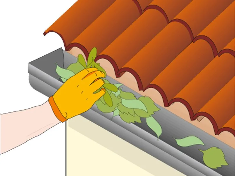 Pulitore Di Grondaie 2 In 1,Spazzola Per La Pulizia Delle Grondaie Facile Da Riporre E Da Installare,Adatto Per Rimuovere Foglie Cadute, Neve E Per La Pulizia Dei Tetti,Verde,390cm