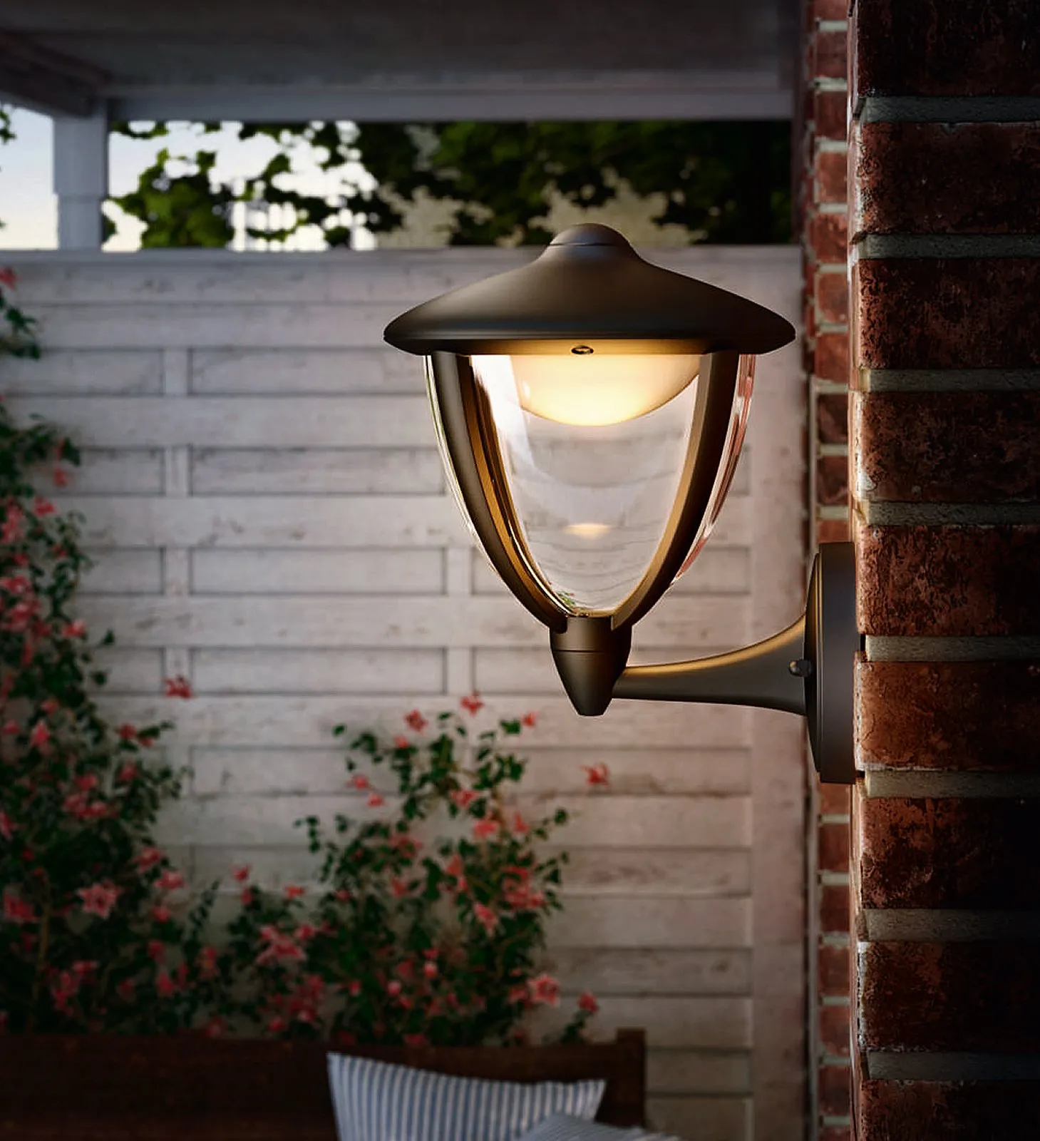 Set di 2 luci a LED da esterno per esterni faretti per percorsi da giardino  lampade da terra in acciaio inox illuminazione del patio
