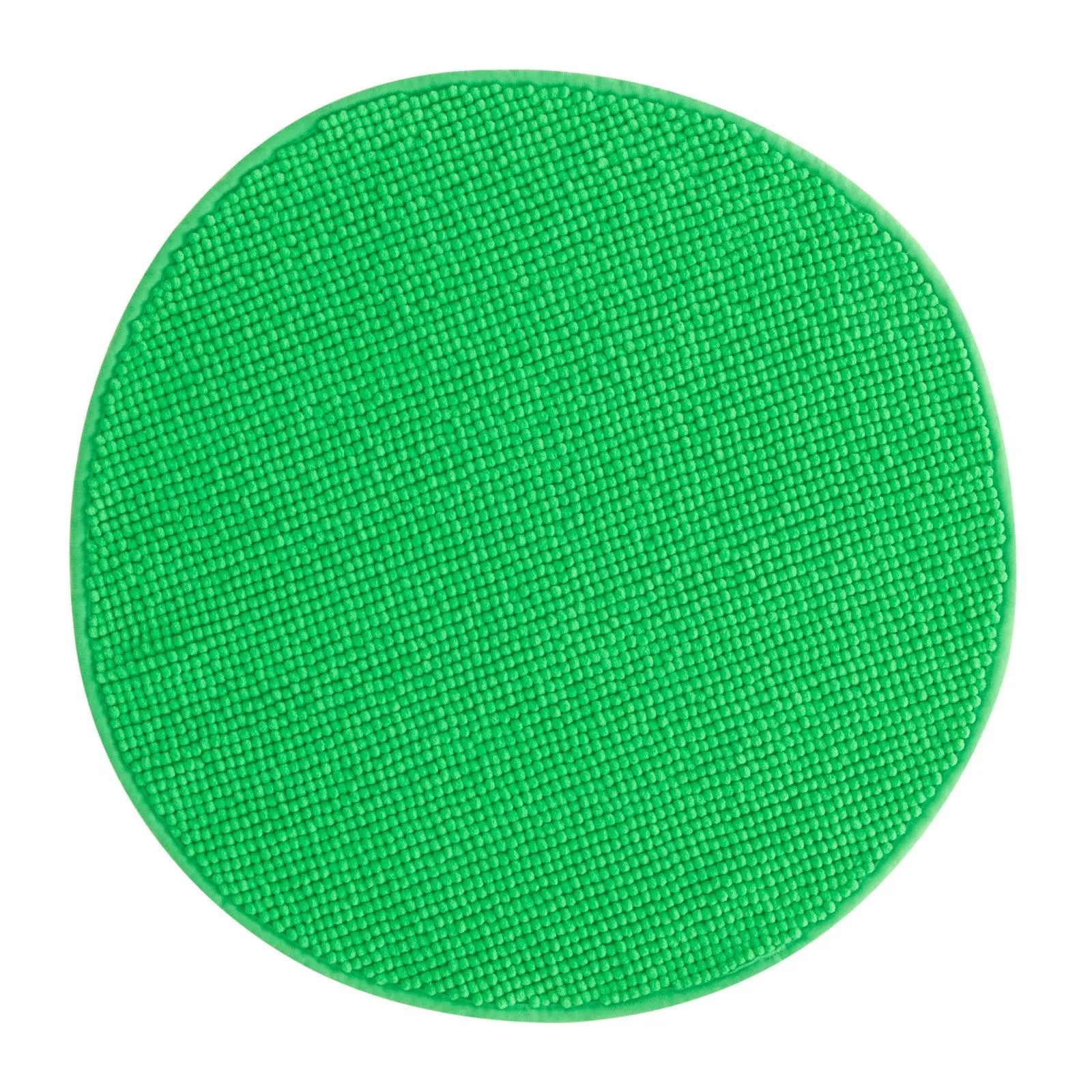 Tappeto bagno a forma di stella, 100% cotone, colore verde