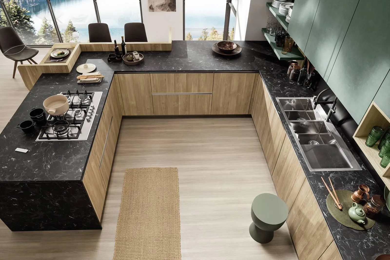 Piani cucina effetto marmo: il vantaggio della bellezza abbinato a  resistenza e facilità di pulizia - Cose di Casa