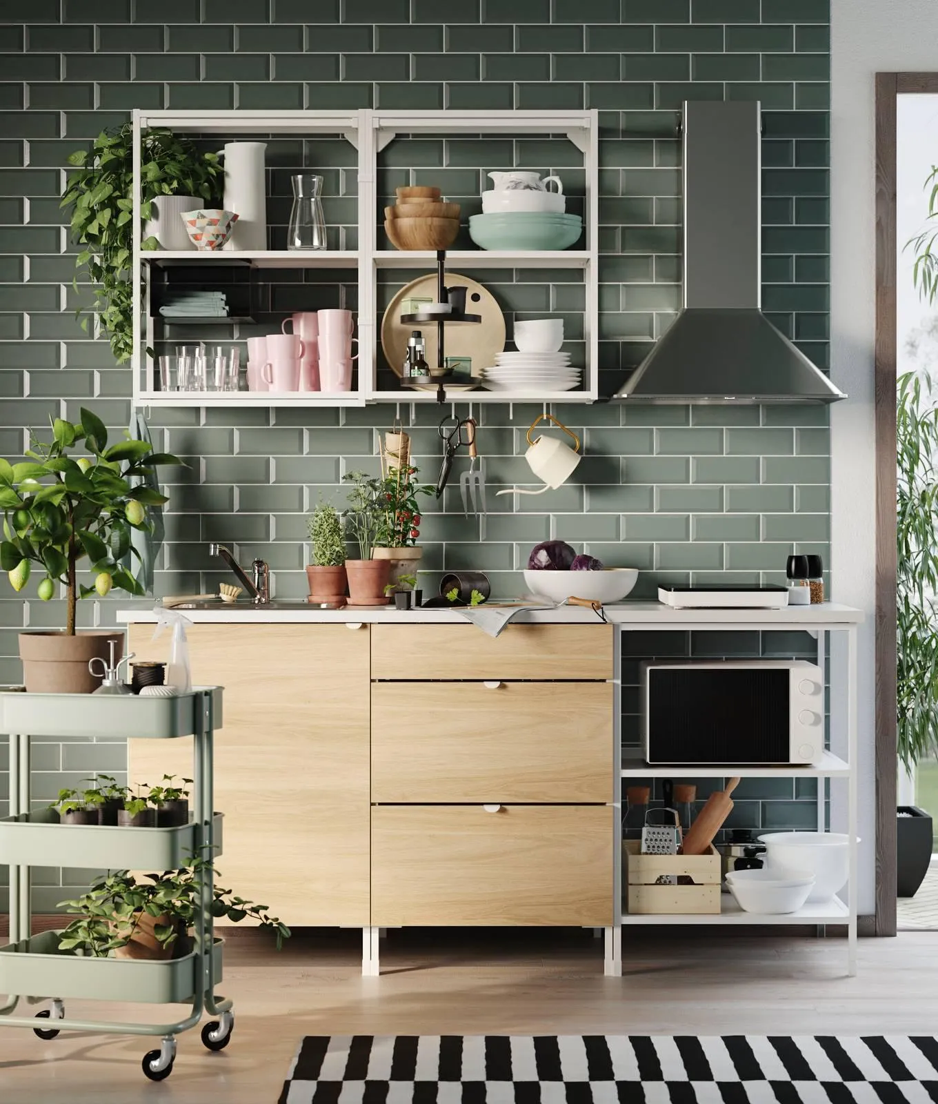 Cucine Ikea: progettare composizioni mini e per una sola parete - Cose di  Casa